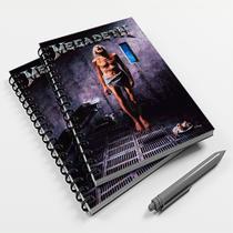 Caderno Universitário 96 fls Rock Megadeth - Premium