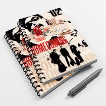 Caderno Universitário 96 fls Rock U2 - Premium