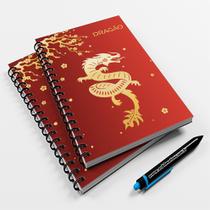 Caderno Universitário 96fls Horóscopo Chinês Dragão - Premium