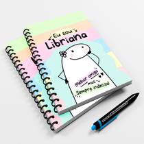 Caderno Universitário 96fls Meme Flork Signo Libriana