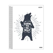 Caderno Universitário Animativa 12 matérias Capa dura 240 folhas Kbom Masculino Caderno Universitário Animativa 12 matérias Capa dura 240 folhas Kbom Masculino