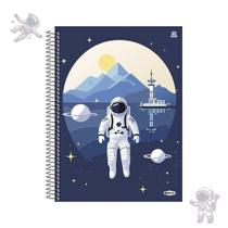 Caderno Universitário Animativa 15 Matérias Capa Dura Bom D+ Masculino 240 Folhas