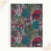 Caderno Universitário Animativa 20 Matérias Capa Dura Bom D+ Feminino 320 Folhas