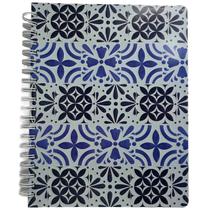 Caderno Universitário Azulejo 10 Matérias 160 Folhas