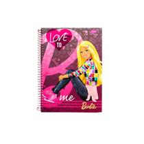 Caderno Universitário Barbie 96fls Capa Love To Me - Foroni
