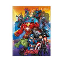 Caderno Universitário Brochura Avengers 80 Folhas Tilibra
