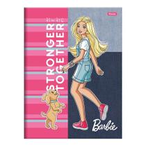 Caderno Universitário Brochura Barbie Fashions 80 Folhas Foroni