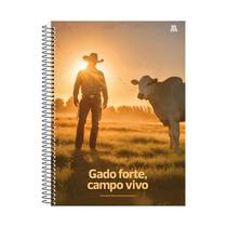 Caderno Universitário Capa Dura 01 Matérias 80 Folhas Agro