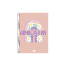 Caderno Universitário Capa Dura 1 Matéria 80 Folhas Rosa Arcoíris Caderno Universitário Capa Dura 1 Matéria 80 Folhas Rosa Arcoíris