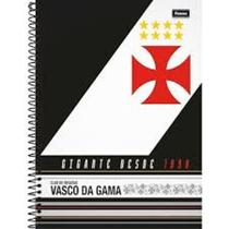Caderno universitário capa dura 1 matéria VASCO DA GAMA com 96 folhas - Foroni