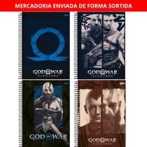 Caderno Universitário Capa Dura 10 Matérias 160 Folhas God of War - Jandaia