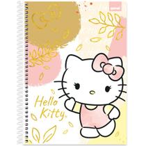 Caderno Universitário Capa Dura 1x1 80 Folhas Hello Kitty