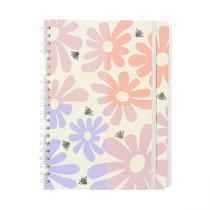 Caderno universitário capa dura 1x1 80 folhas Melissa Block Bloomy - Cicero Caderno universitário capa dura 1x1 80 folhas Melissa Block Bloomy - Cicero