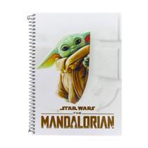Caderno Universitário Capa Dura 1X1 80 Folhas - The Mandalorian