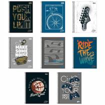 Caderno universitário Capa Dura 96 folhas espiral- Kit 20un Caderno universitário Capa Dura 96 folhas espiral- Kit 20un