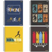 Caderno Universitário Capa Dura Be Strong Sortido 10 Matérias 160 Folhas Ref.10234 São Domingos Caderno Universitário Capa Dura Be Strong Sortido 10 Matérias 160 Folhas Ref.10234 São Domingos