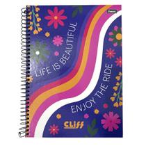 Caderno Universitário Capa Dura Cliff Girl 1 matéria Foroni