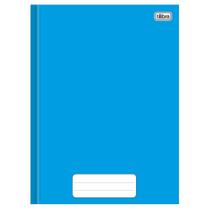 Caderno Universitário Capa Dura Costurado 80 Folhas Tilibra Pepper Azul com 05 Unidades