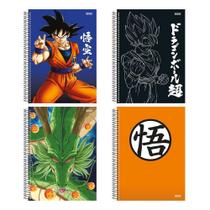 Caderno Universitário Capa Dura Espiral 01 Matéria 80 Folhas Dragon Ball Super - SÃO DOMINGOS