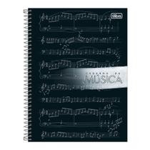 Caderno Universitário Capa Dura Música 80 Folhas Tilibra