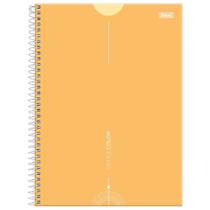 Caderno Universitário Capa Dura Office Color Pastel 80 Folhas - Foroni