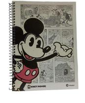 Caderno Universitário Capa Dura Quadrinhos Mickey Mouse