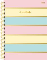 Caderno Universitário Capa Dura Sharp Dash Feminino 1 Matéria 80 Folhas São Domingos (SKU 16286)