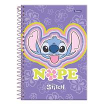 Caderno Universitário Capa Dura Stitch 1 Matéria Foroni