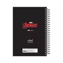 Caderno Universitário Capitão América 10 Matérias 200 Folhas Office Basics Capa Dura
