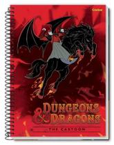 Caderno Universitário Caverna Do Dragão 10 Matérias 160 Folhas