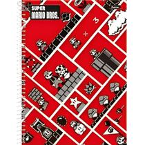 Caderno Universitário CD Espiral 96fls Super Mario Bros Foroni