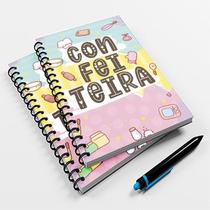 Caderno Universitário Color 96fls Profissão Confeitera