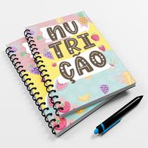 Caderno Universitário Color 96fls Profissão Nutrição