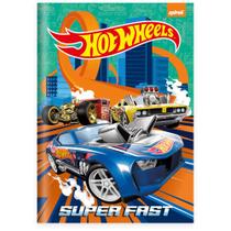 Caderno Universitário Costurado 80 Folhas Hot Wheels