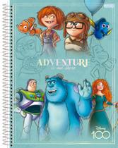 Caderno Universitário Disney 100 Com 10 Matérias 160 Folhas SD