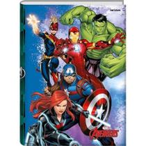 Caderno Universitário Disney Avengers Capa Dura 80 folhas StarSchool