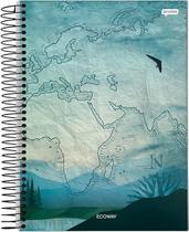 Caderno universitario eco-way 10 matérias 160 fls -jandaia