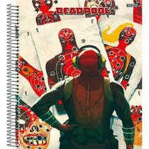 Caderno Universitário Espiral 10 Matérias 160 Folhas Deadpool SÃO DOMINGOS