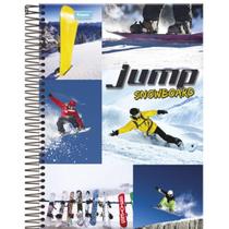 Caderno Universitário Espiral 10X1 200 Folhas Capa Dura Jump Foroni - Snowboard