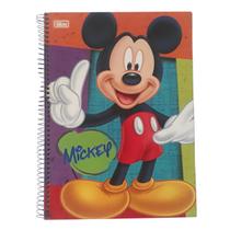 Caderno universitário espiral 1x1 96 folhas Mickey- Tilibra