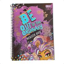 Caderno Universitário Espiral 1x1 96fls Monster High Tilibra