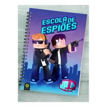 Caderno Universitário Espiral - 80 folhas - JP Plays: Escola Caderno Universitário Espiral - 80 folhas - JP Plays: Escola