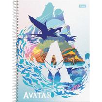 Caderno Universitário Espiral Avatar Foroni Capa Dura 80 Folhas