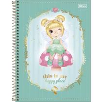 Caderno Universitário Espiral Capa Dura 1 Matéria La Liz 80 Folhas - Tilibra
