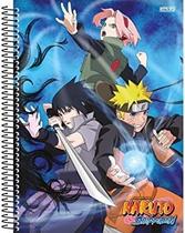 Caderno Universitário Espiral Capa Dura 10 Matérias 160 Folhas Naruto - SD