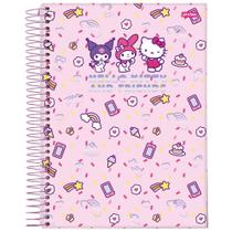 Caderno Universitário Espiral Capa Dura Hello Kitty Besties Forever 10 Matérias (160 folhas) Jandaia COR:HELLO KIT