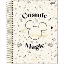 Caderno Universitário Espiral Mickey Magic - Branco - Mickey Magic - 10 Matérias