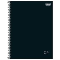 Caderno Universitário Espiral Tilibra Zip Capa Dura 80 Folhas Preto Caderno Universitário Espiral Tilibra Zip Capa Dura 80 Folhas Preto
