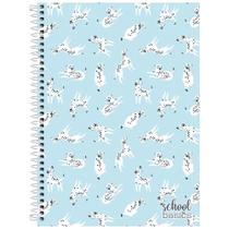 Caderno Universitário Estampado 20 Matérias 320 folhas School Basics - Sortido