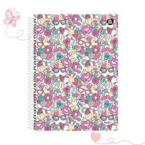 Caderno Universitário Feminino Capa Dura 10 matérias 160 Folhas BomD+ animativa Caderno Universitário Feminino Capa Dura 10 matérias 160 Folhas BomD+ animativa